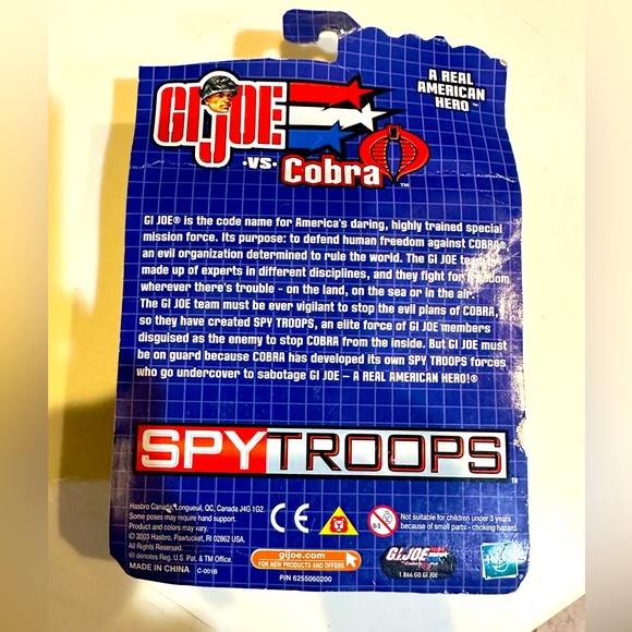 VTG Y2K 2003 GI JOE VS COBRA SPY TROOPS DESERT COBRA CLAWS SAND VIPER HASBRO TOY - Picture 2 of 6